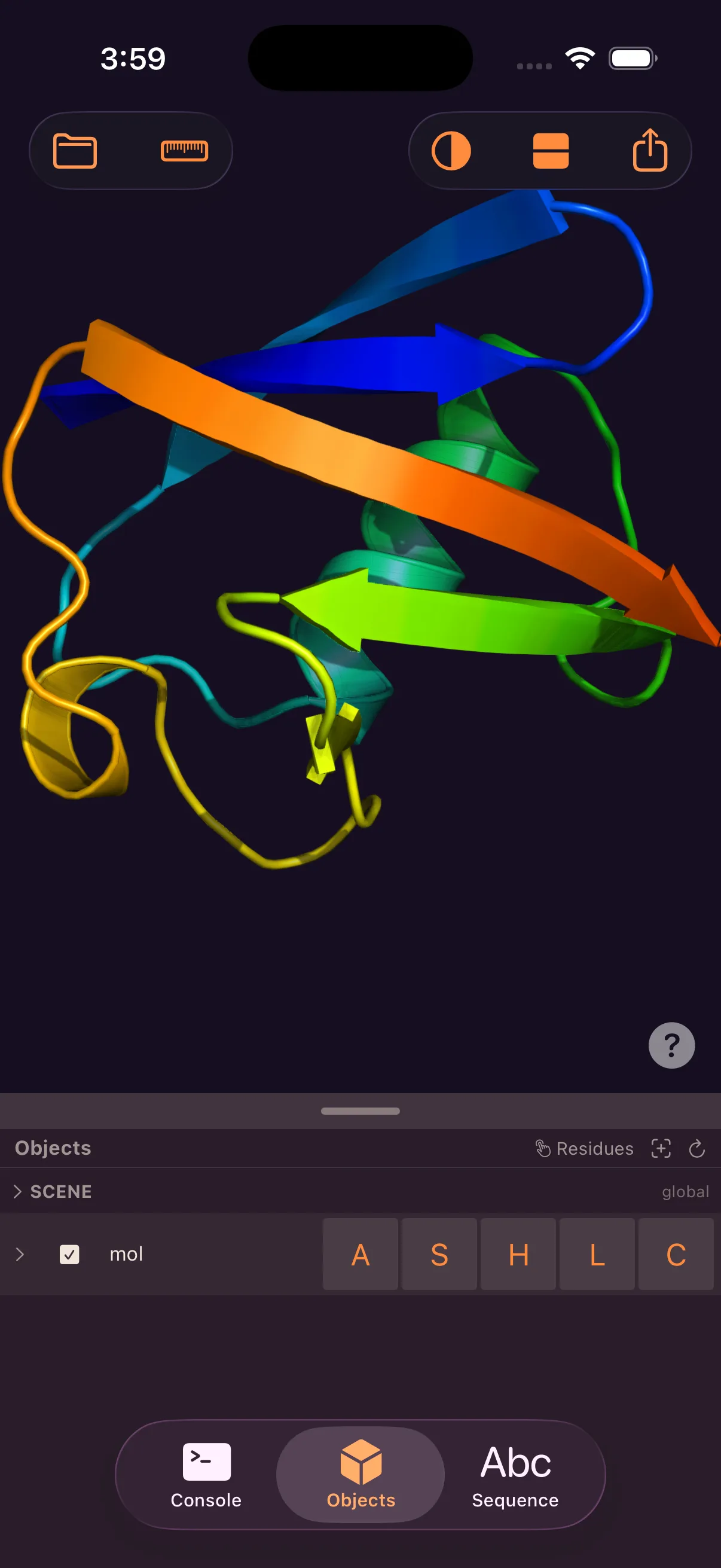 Raymol Sunset theme on iPhone